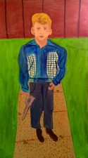 George Standing 1954  42 x 24" (2014)