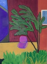 Green Man 7  High Summer
24x18"  oil  (2016)