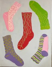 Wardrobe 7 (socks) 28x22" (2016)