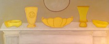 Yellow Pottery  24 x 48"  (2014)